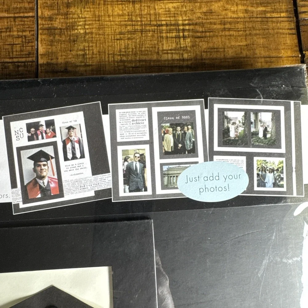 NOS Colorbök Graduation 12x12 Fast to Fabulous Album Kit plus extras 20 Pages